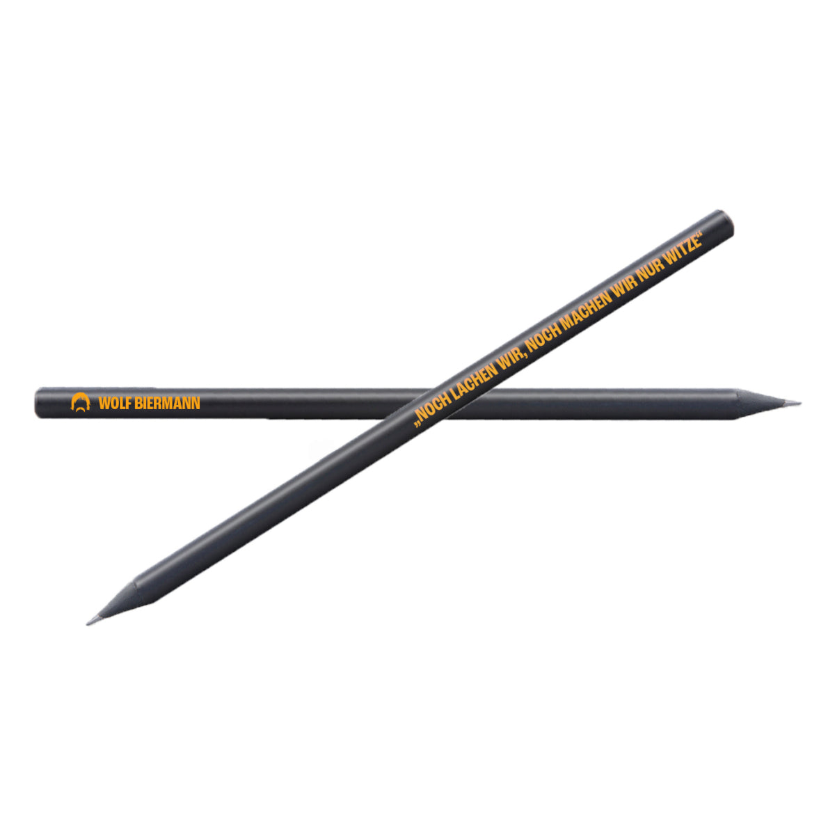 Wolf Biermann Bleistift – Bilanzballade im dreißigsten Jahr (Black Pencil)