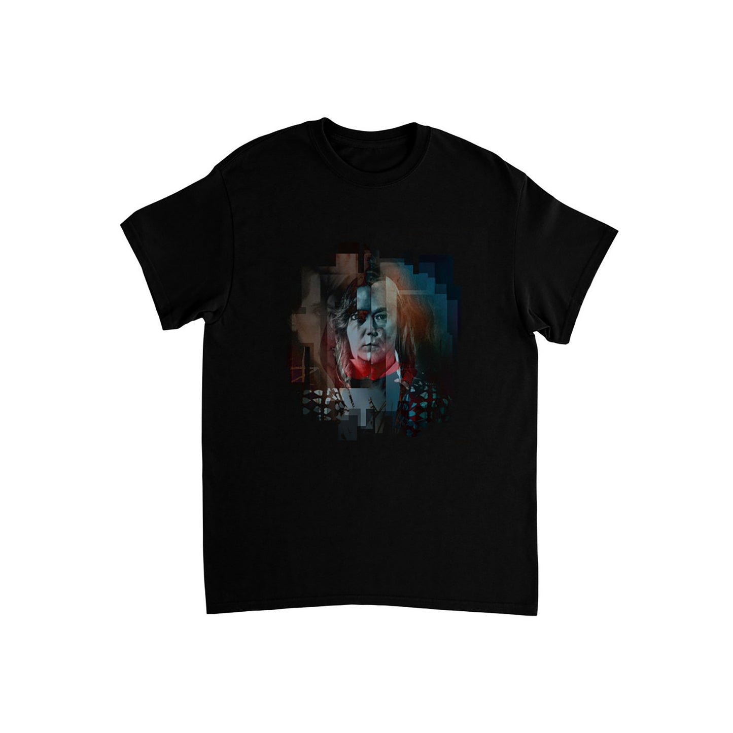 INVSN - "Face" - black T-Shirt