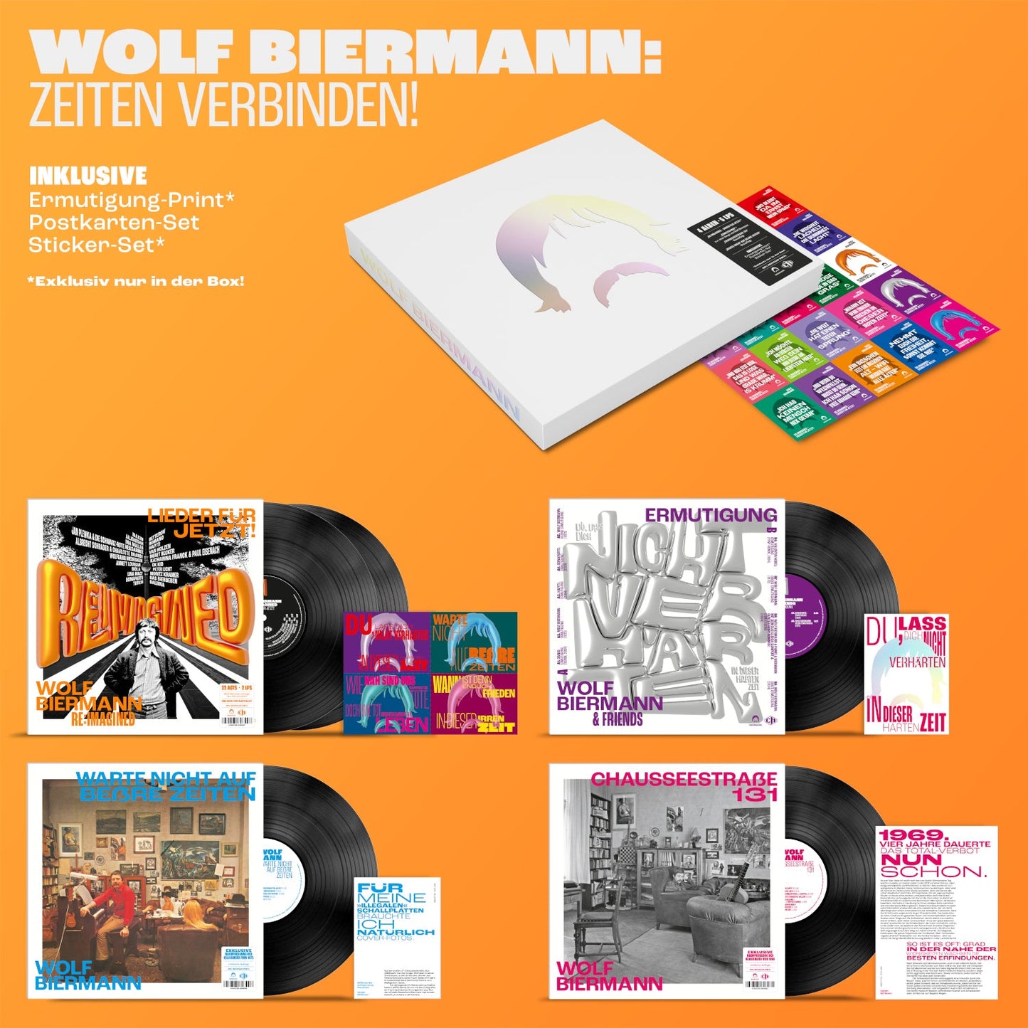 Wolf Biermann & Friends - Wolf Biermann: Zeiten Verbinden - LP Box Set