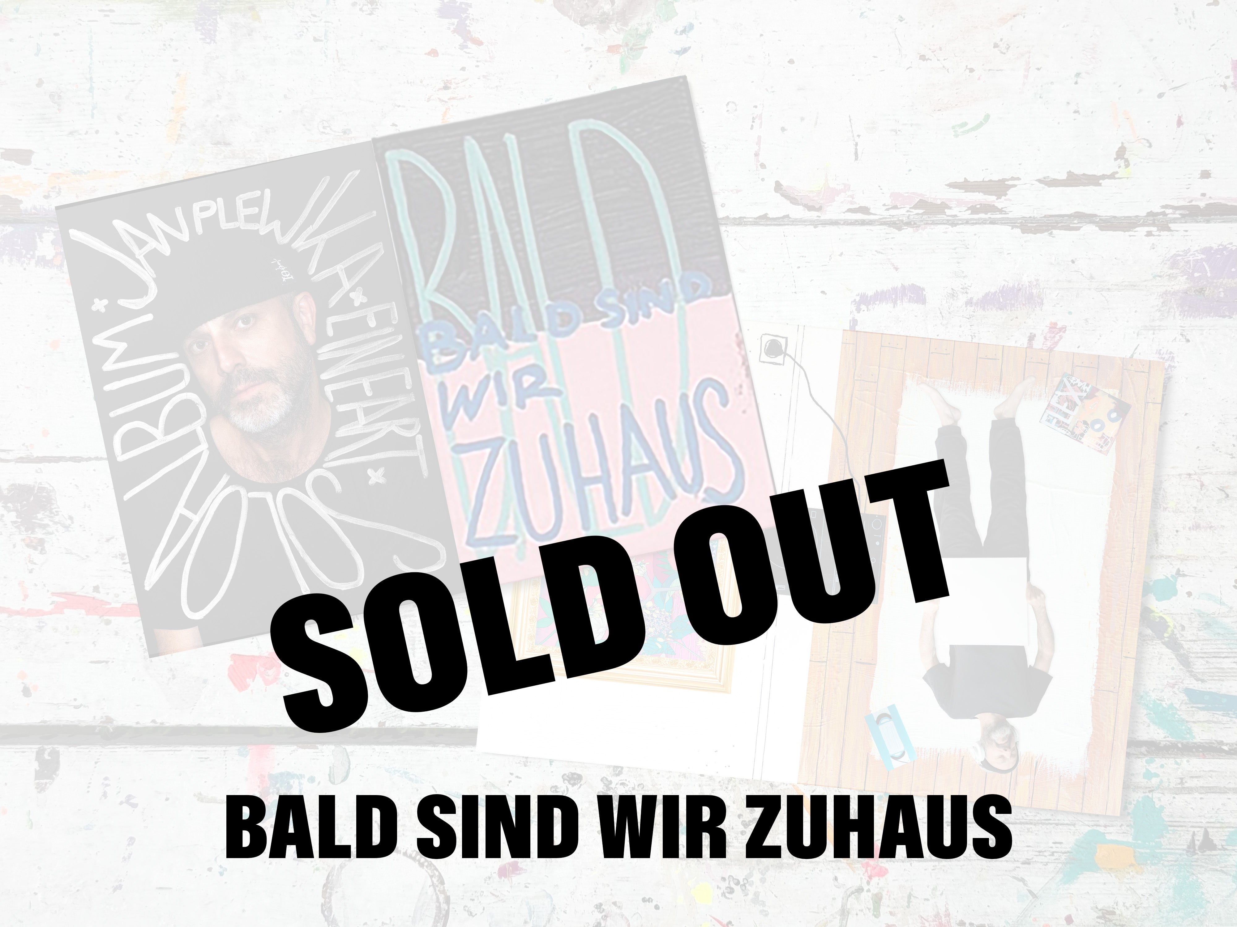 SOLD OUT: Jan Plewka - Eine Art Soloalbum - PlewCard-Art-Edition: "Bald sind wir zuhaus"