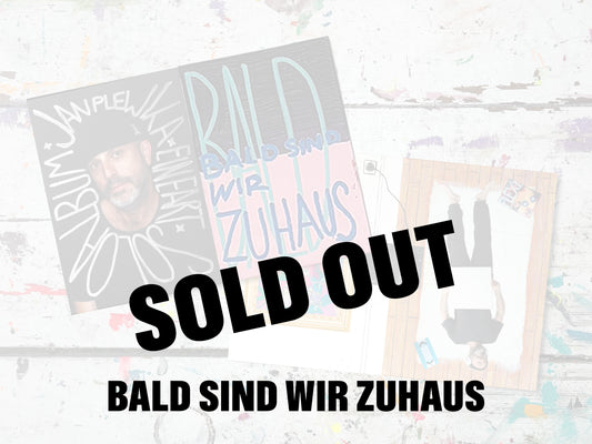 SOLD OUT: Jan Plewka - Eine Art Soloalbum - PlewCard-Art-Edition: "Bald sind wir zuhaus"