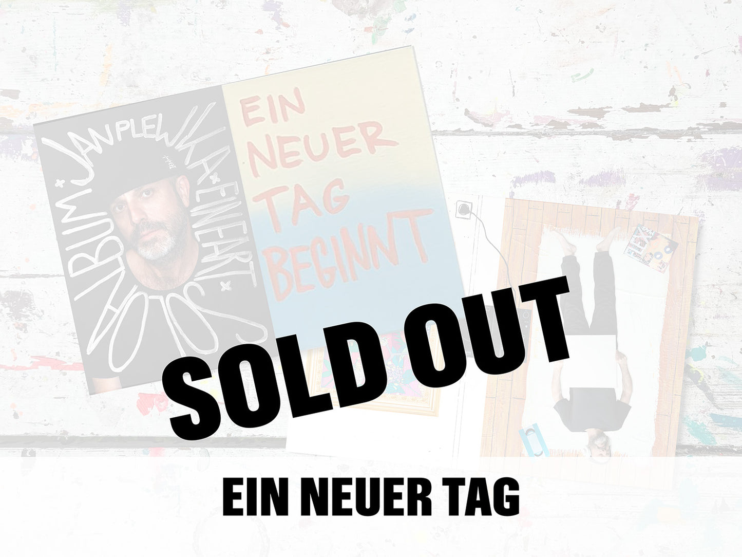 SOLD OUT: Jan Plewka - Eine Art Soloalbum - PlewCard-Art-Edition: "Ein neuer Tag"