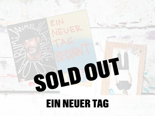 SOLD OUT: Jan Plewka - Eine Art Soloalbum - PlewCard-Art-Edition: "Ein neuer Tag"