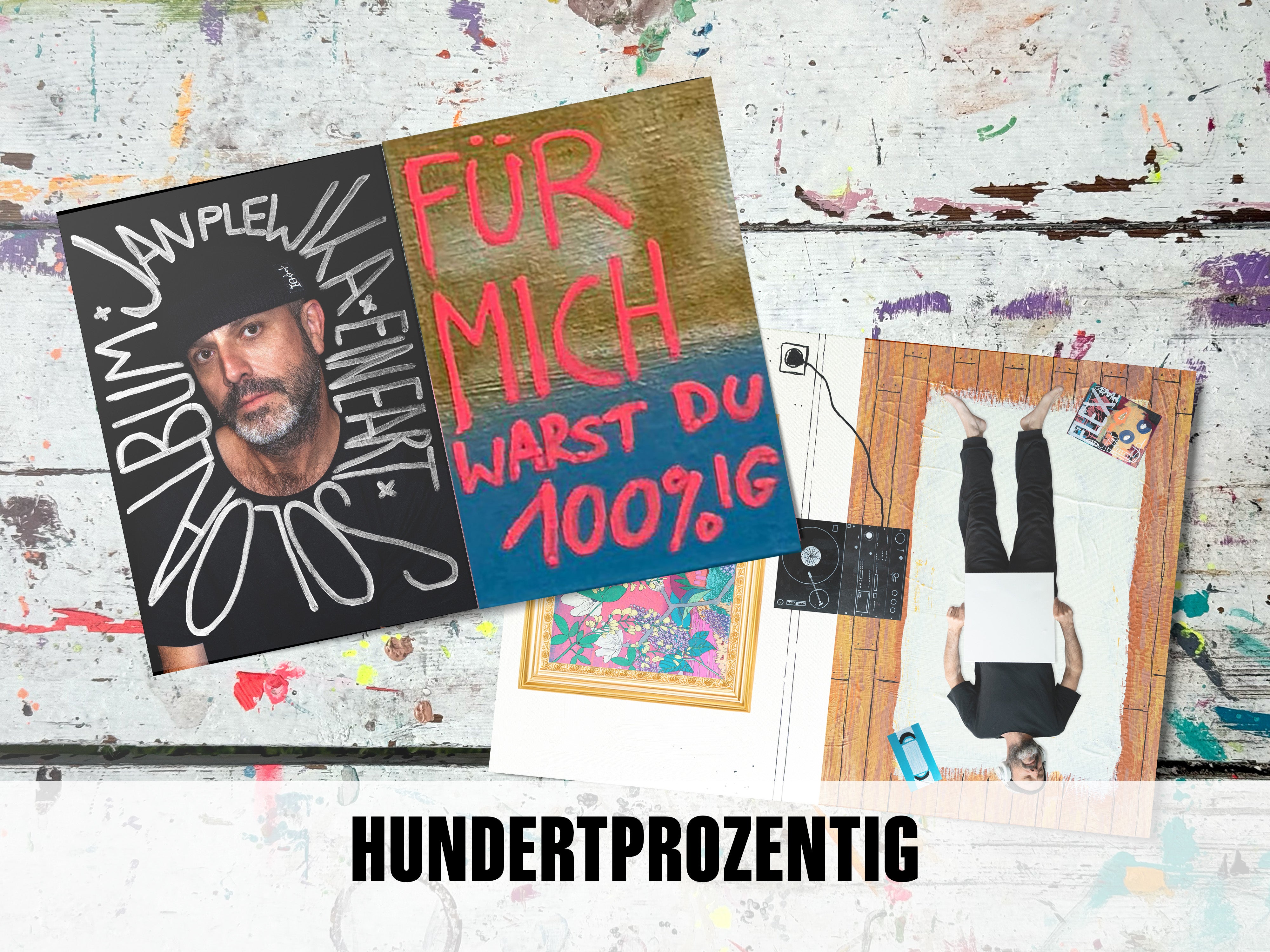 Jan Plewka - Eine Art Soloalbum - PlewCard-Art-Edition: "Hundertprozentig"