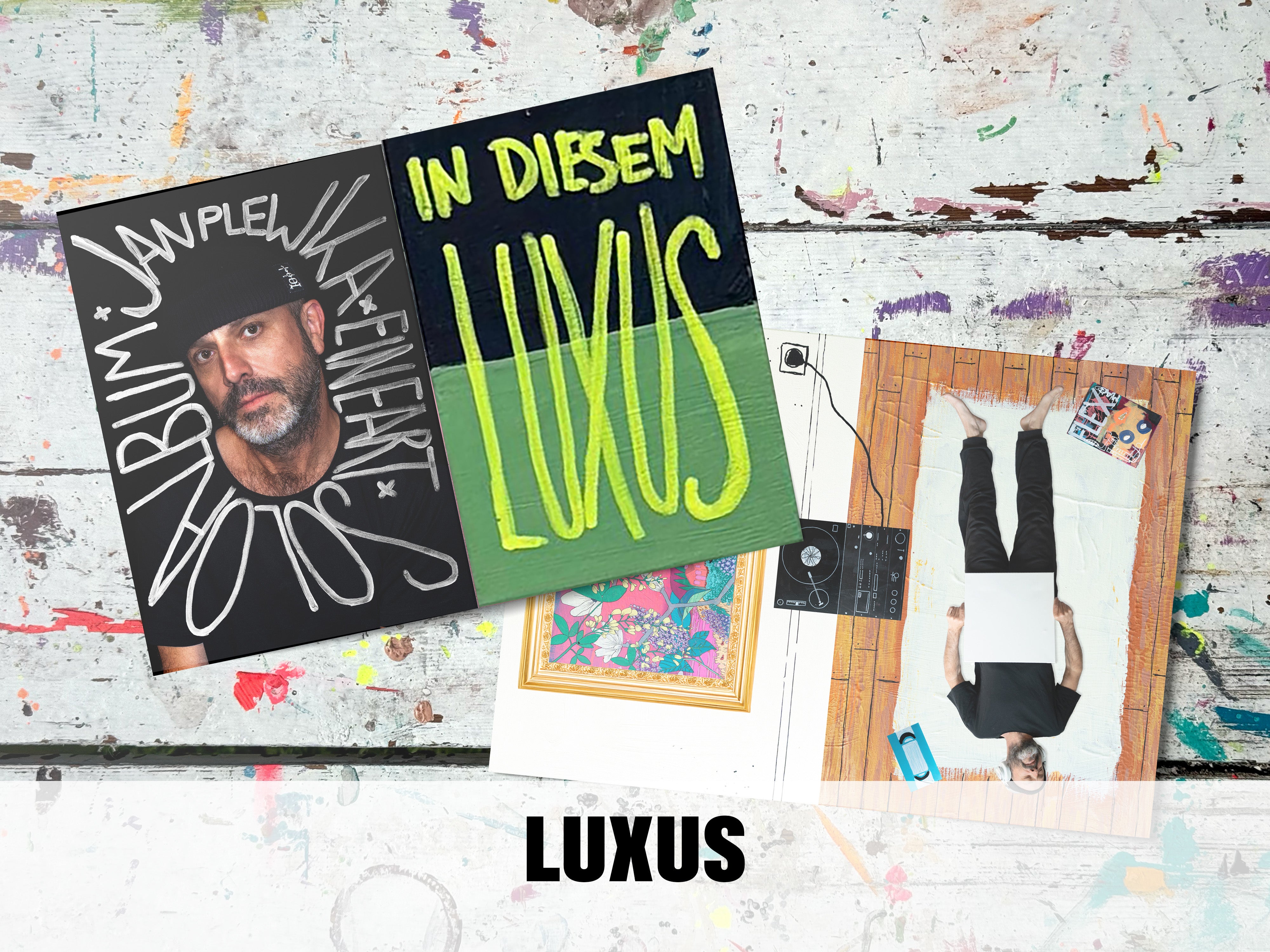Jan Plewka - Eine Art Soloalbum - PlewCard-Art-Edition: "Luxus"
