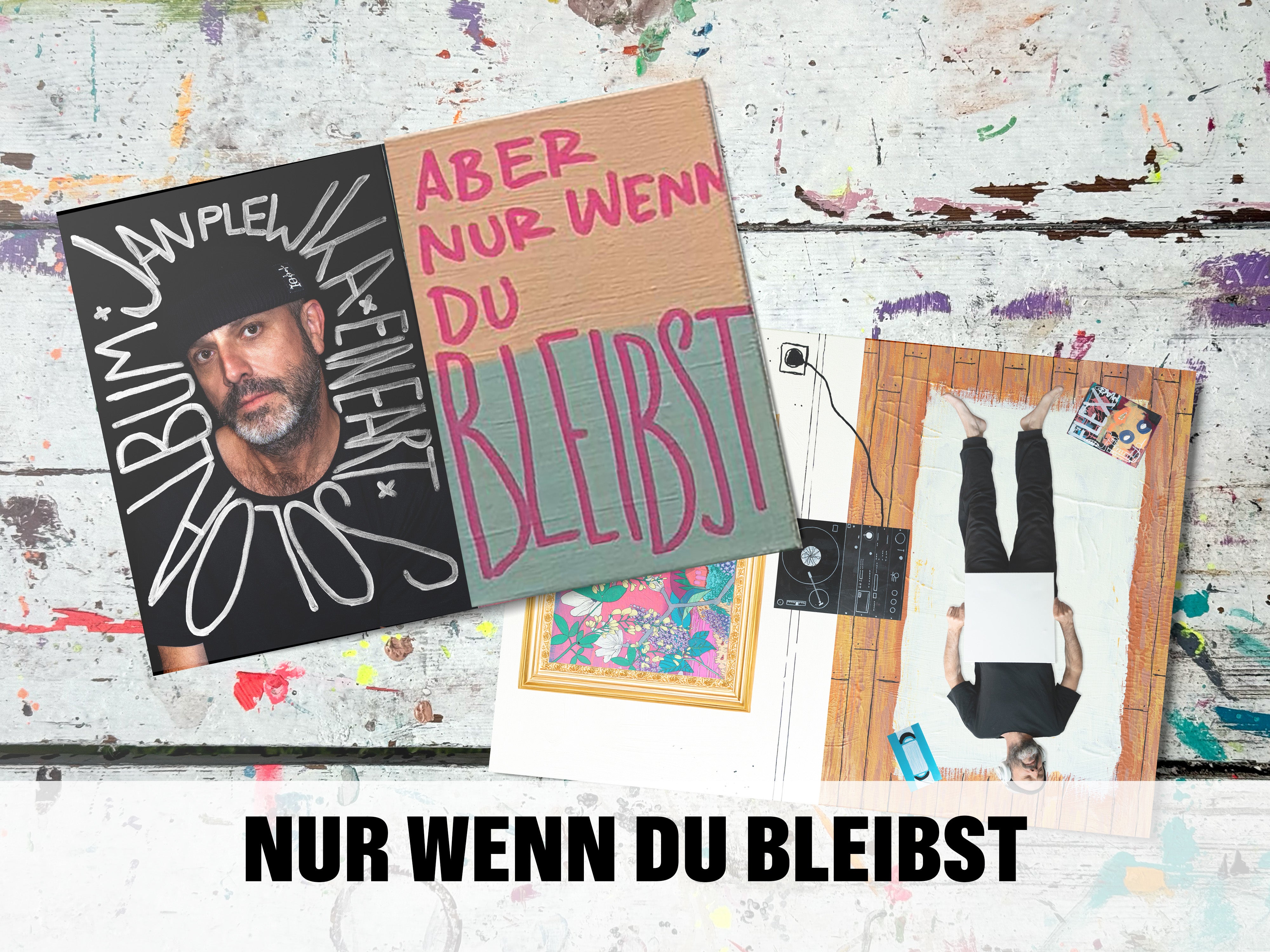 Jan Plewka - Eine Art Soloalbum - PlewCard-Art-Edition: "Nur wenn du bleibst"