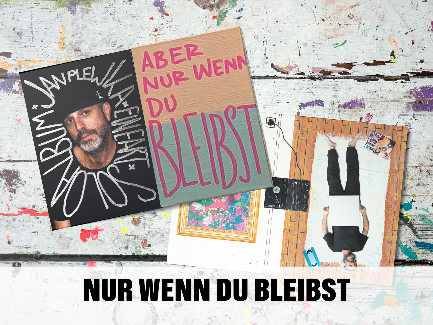 Jan Plewka - Eine Art Soloalbum - PlewCard-Art-Edition: "Nur wenn du bleibst"
