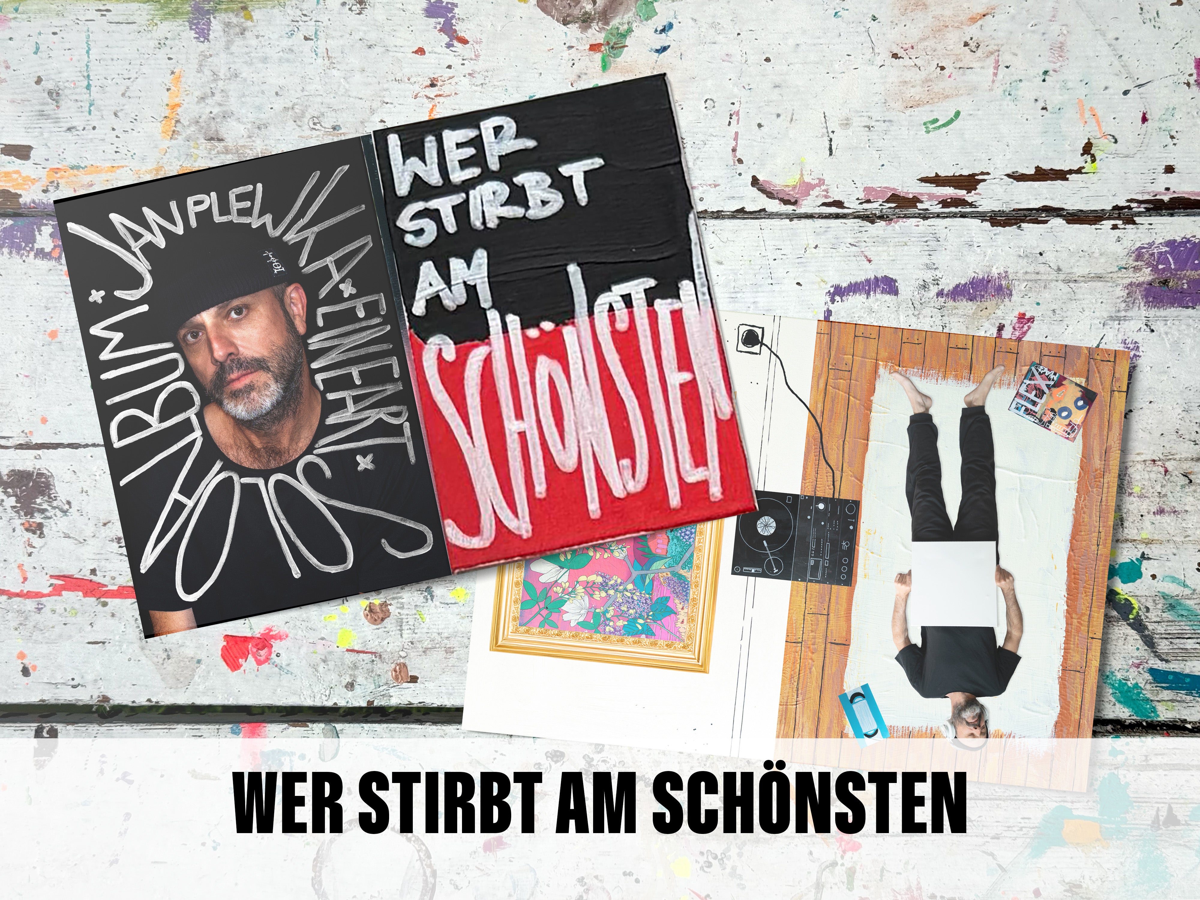 Jan Plewka - Eine Art Soloalbum - PlewCard-Art-Edition: "Wer stirbt am schönsten"