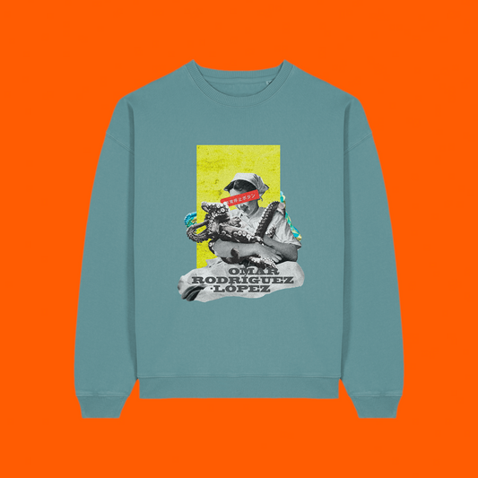 Omar Rodríguez-López - De Los Amores (Turquoise) Crewneck