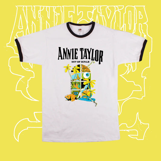 Annie Taylor - Ringer T-Shirt - white