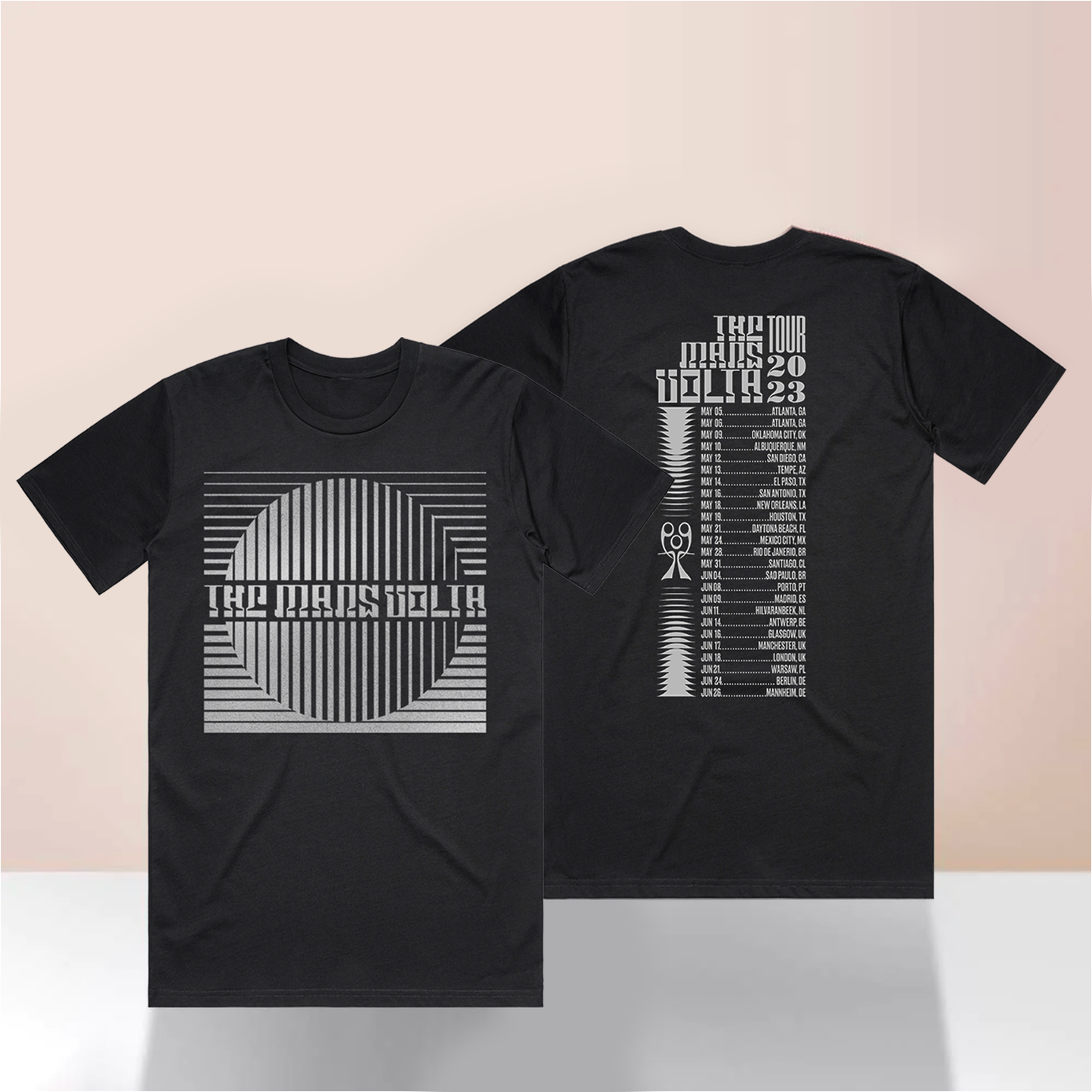 The Mars Volta - 2023 Black Tour T-Shirt